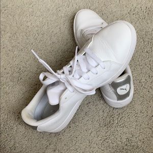 White Puma sneakers